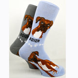 Foozy's Unisex Crew Socks Canine Collection (Boxer)