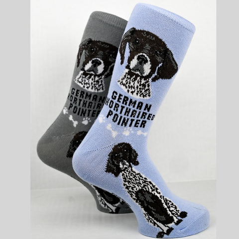 Foozy's Unisex Crew Socks Canine Collection (German Shorthaired Pointer)