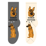 Foozy's Unisex Crew Socks Canine Collection (German Shepherd)