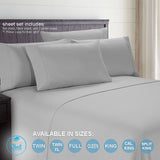 Silver Bed Sheets